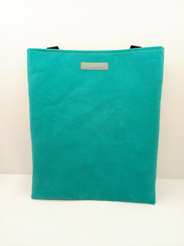 grand tote bag turquoise tortue4
